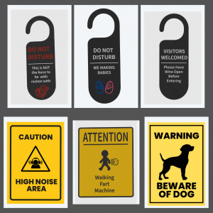 Door Signs & Hangers