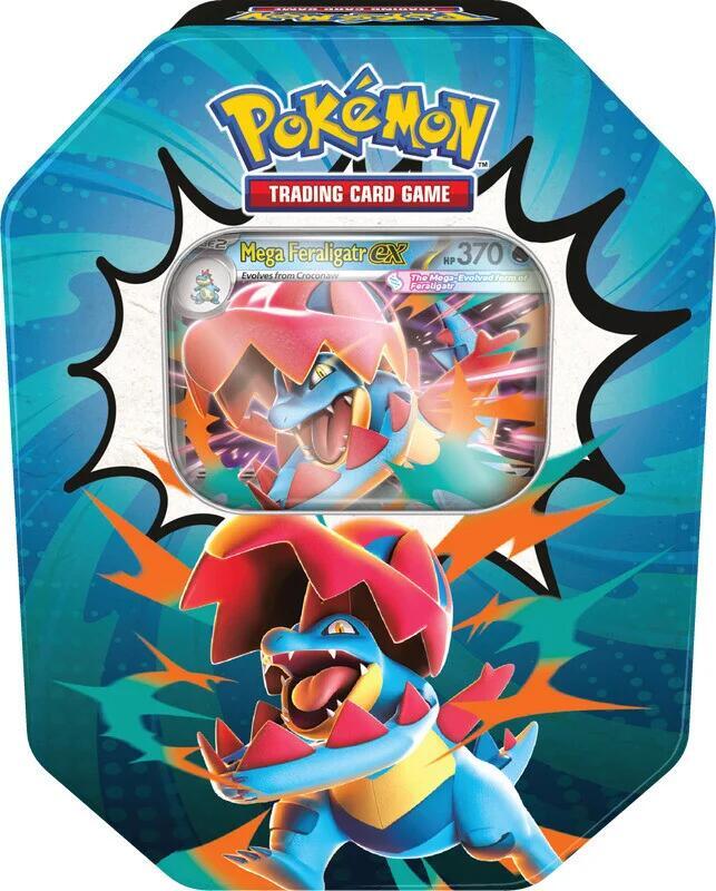 Pokemon - Mega Evolution Ascended Heroes Tin (Mega Feraligatr)